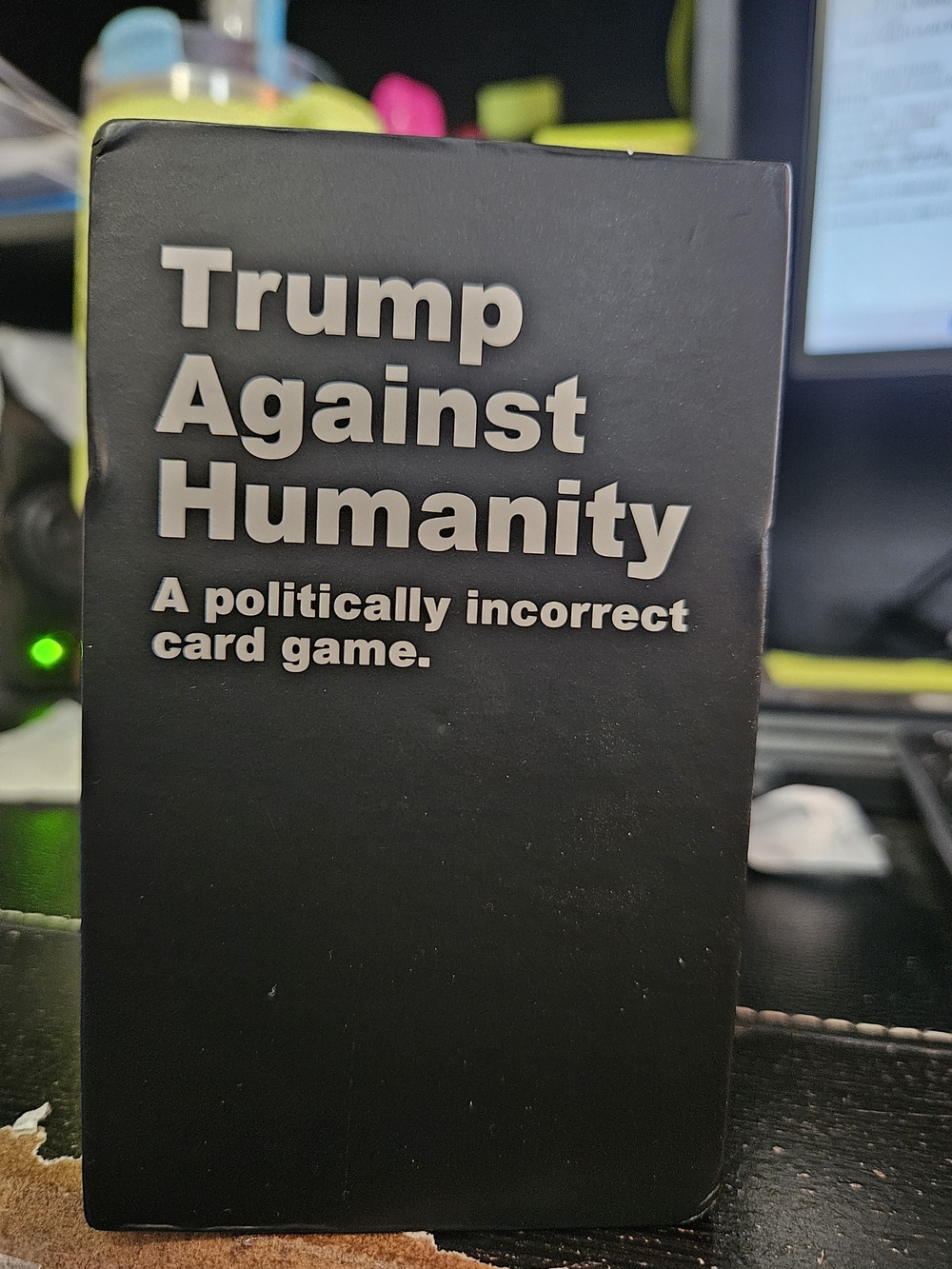 Trump Against Humanity Card Game - Black -